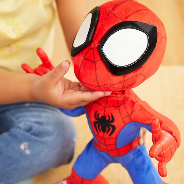 Marvel-Spidey-and-His-Super-Friends-Dance-Crawling-Fun-Spidey-Interactive-Plush-Toy-English-Version-B0D31QT122-4