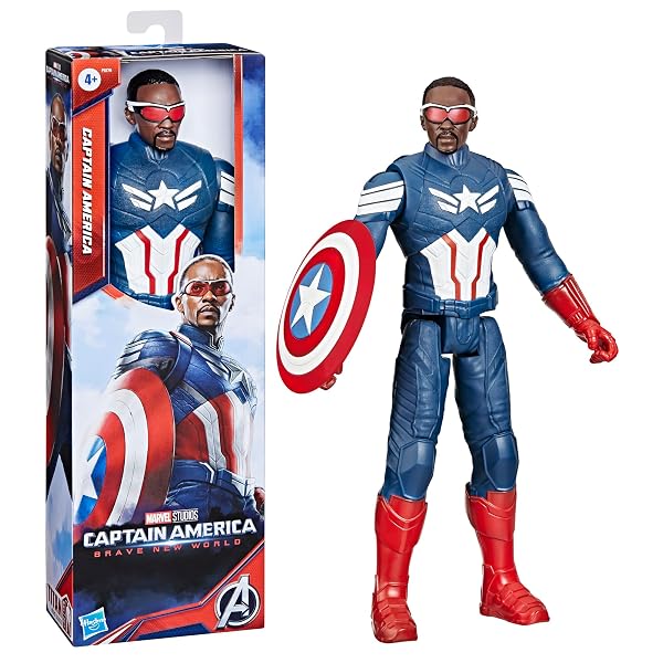 Marvel-Studios-Captain-America-Brave-New-World-Titan-Hero-Series-12-Inch-Captain-America-Action-Figure-Super-Hero-Toy-B0CBKQK284-3