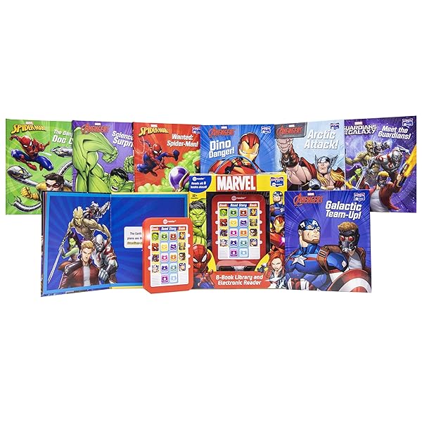 Marvel-Super-Heroes-Spider-man-Avengers-Guardians-and-More-Me-Reader-Electronic-Reader-with-8-Book-Library-PI-Ki-1503748057-3
