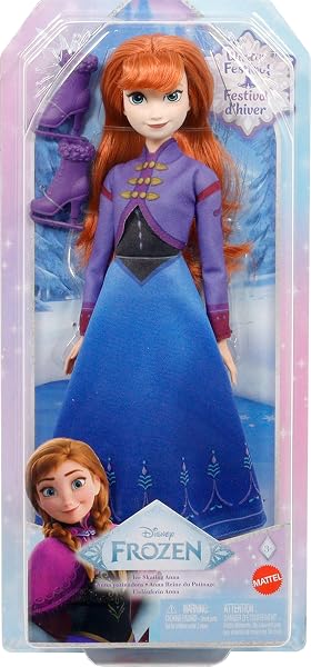 Mattel-Disney-Frozen-Anna-Fashion-Doll-Accessories-Ice-Skating-Look-with-Removable-Dress-Skates-Plus-1-Pair-of-Shoe-B0CRM8BPHS-6