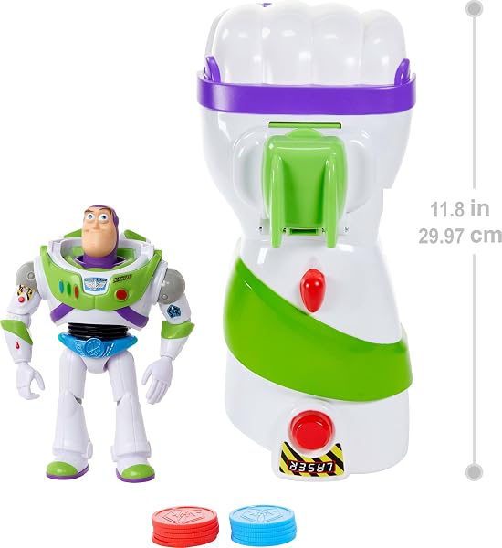 Mattel-Disney-Pixar-Toy-Story-Buzz-Lightyear-7-Inch-Figure-Role-Play-Galactic-Punch-Launcher-with-10-Sounds-Lights-B0DTJK6D1C-3