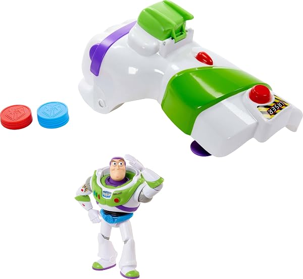 Mattel-Disney-Pixar-Toy-Story-Buzz-Lightyear-7-Inch-Figure-Role-Play-Galactic-Punch-Launcher-with-10-Sounds-Lights-B0DTJK6D1C