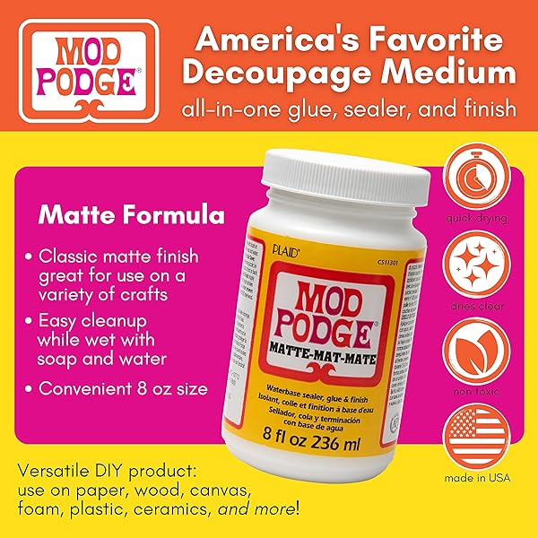 Mod-Podge-CS11301-Waterbase-Sealer-Glue-and-Finish-8-Oz-Matte-B000HWY6EM-2