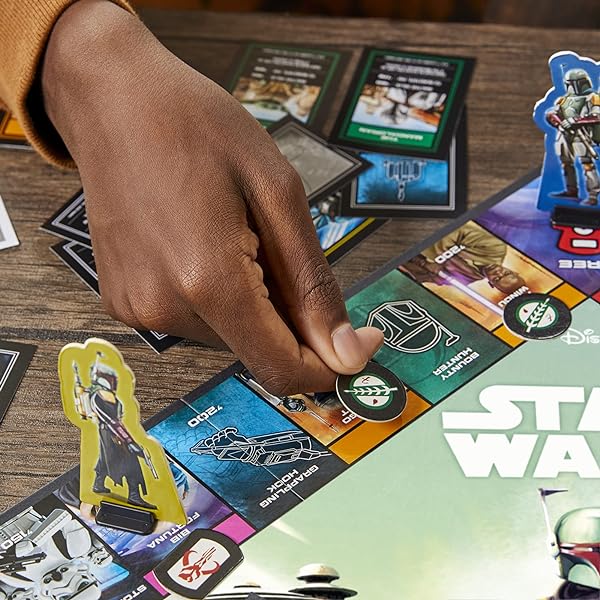 Monopoly-Star-Wars-Boba-Fett-Edition-Board-Game-for-Kids-Ages-8-Inspired-by-The-Star-Wars-Movies-and-The-Mandalorian-B09D437LXX-5