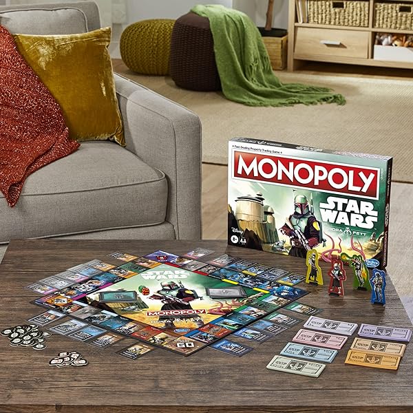 Monopoly-Star-Wars-Boba-Fett-Edition-Board-Game-for-Kids-Ages-8-Inspired-by-The-Star-Wars-Movies-and-The-Mandalorian-B09D437LXX-7