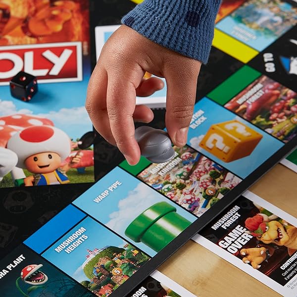Monopoly-The-Super-Mario-Bros-Movie-Edition-Kids-Board-Game-Family-Games-for-Super-Mario-Fans-Includes-Bowser-Token-B0BFG51PL6-5