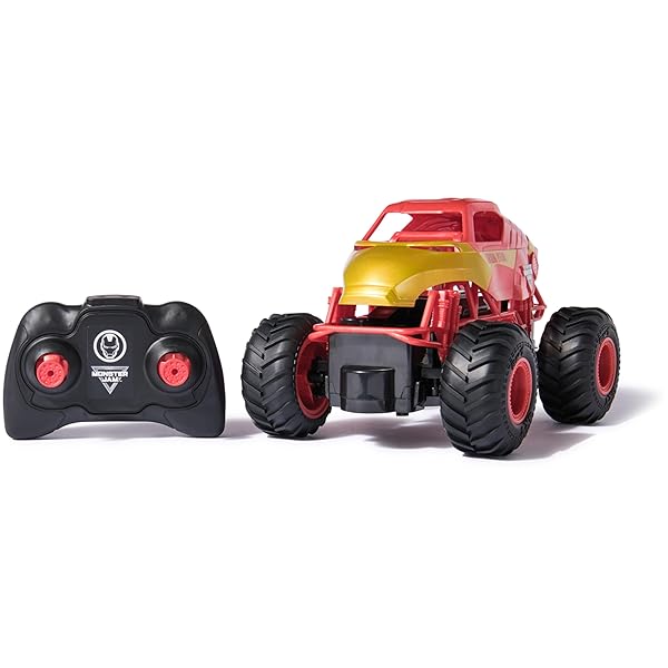 Monster-Jam-Marvel-Iron-Man-RC-Monster-Truck-124-Scale-Kids-Toys-for-Boys-and-Girls-Aged-3-and-up-B0CQN4R33Q