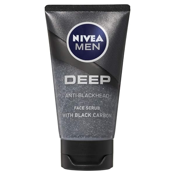 NIVEA-MEN-Deep-Anti-Blackhead-Face-Scrub-75ml-Exfoliating-Face-Wash-for-Men-Charcoal-Blackhead-Remover-Blackhead-Tr-B07YC7SSGF