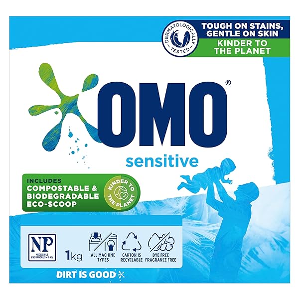 Omo-Sensitive-Laundry-Detergent-Washing-Powder-Front-and-Top-Loader-1kg-B07T5R7G41