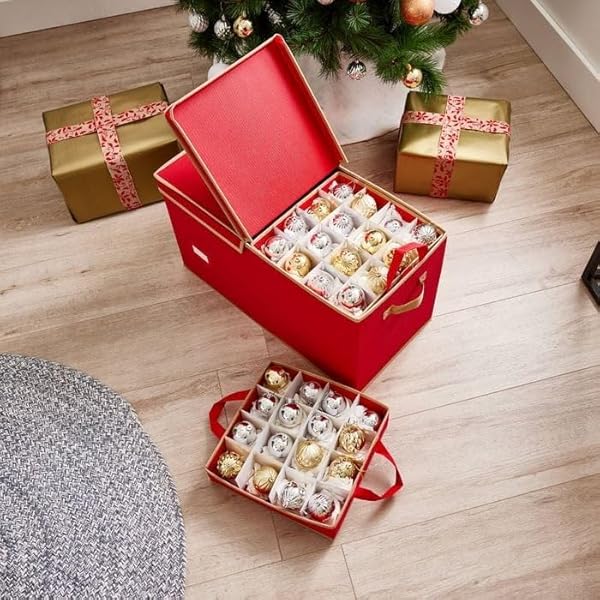Oxford-Fabric-Christmas-Ornaments-Storage-Box-405-x-300mm-Holds-128-baubles-Dividers-Durable-Secure-and-collapsi-B0DS773WWP-2