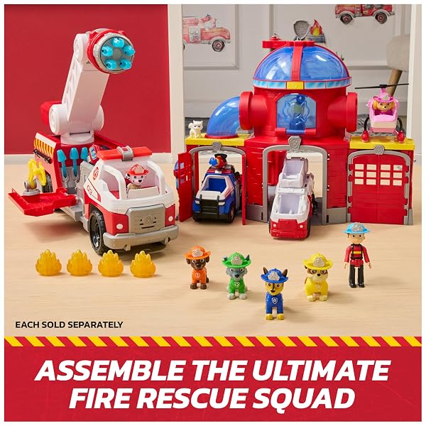 PAW-Patrol-Fire-Rescue-Command-Center-with-Marshall-Figure-Rescue-Fire-Truck-Lights-Launcher-and-Sound-Fx-Kids-Toys-B0DQBPXNBS-5