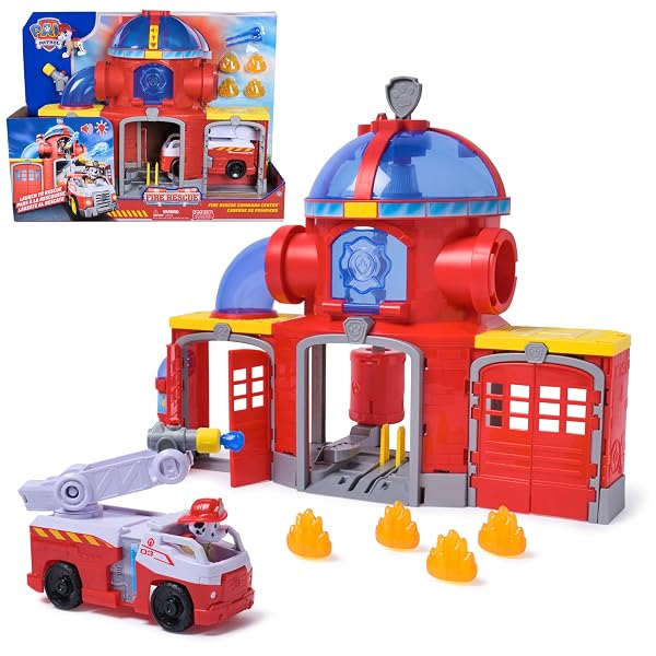 PAW-Patrol-Fire-Rescue-Command-Center-with-Marshall-Figure-Rescue-Fire-Truck-Lights-Launcher-and-Sound-Fx-Kids-Toys-B0DQBPXNBS