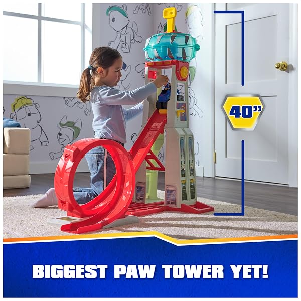 PAW-Patrol-Rescue-Wheels-Super-Loop-Tower-HQ-Playset-Lights-Sounds-B0CSPKPTQ2-5