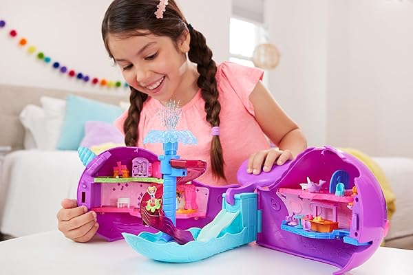 Polly-Pocket-Sparkle-Cove-Adventure-Dolls-Toy-Boat-Playset-Narwhal-Adventurer-with-2-Micro-Dolls-3-Dissolvable-Pearl-B0BLJSV4S1-2