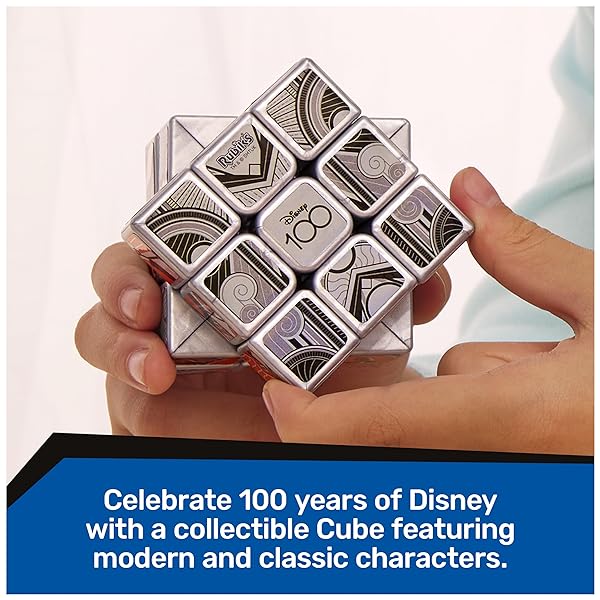 Rubiks-Cube-Disney-100th-Anniversary-Metallic-Platinum-3x3-Cube-Fidget-Toys-Adults-Mickey-Mouse-Toys-Disney-Toy-B0BRT4KDKK-3
