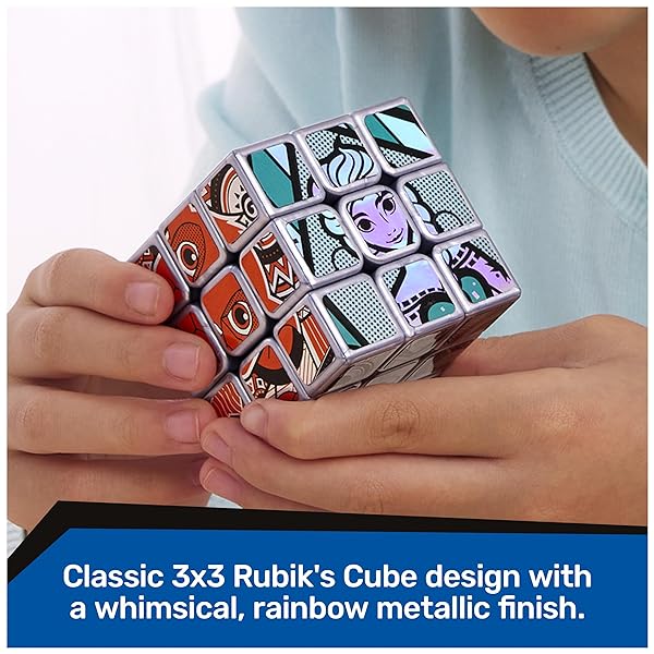 Rubiks-Cube-Disney-100th-Anniversary-Metallic-Platinum-3x3-Cube-Fidget-Toys-Adults-Mickey-Mouse-Toys-Disney-Toy-B0BRT4KDKK-4