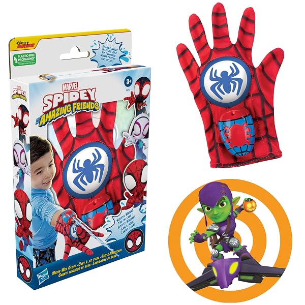 SPIDEY-AND-HIS-AMAZING-FRIENDS-Hasbro-Marvel-Spidey-and-His-Amazing-Friends-Spidey-Water-Web-Glove-Preschool-Water-Toy-B09P1VZMQ3-2