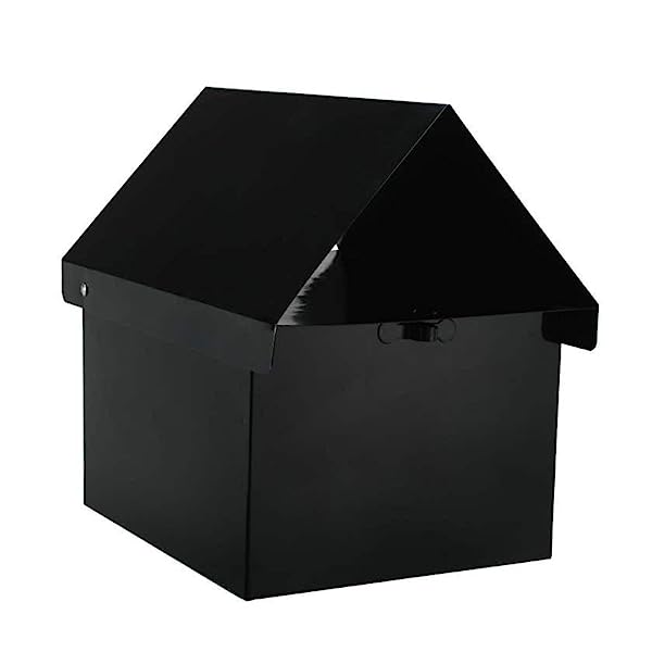 Sandleford-Economy-Peak-Crest-Letterbox-Black-B0BMB93FW6