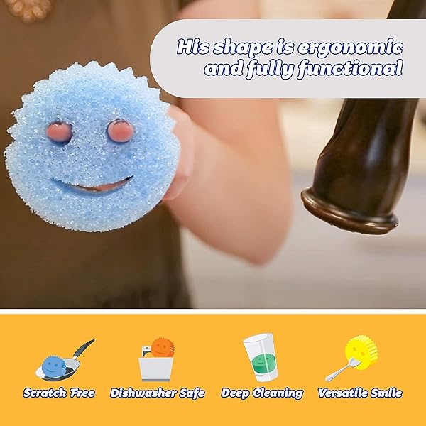 Scrub-Daddy-Colors-6-Pack-Vibrant-Colour-Scrub-Daddy-Soft-in-Warm-Water-Firm-in-Cold-Water-for-Tough-Cleaning-Col-B099B2NY4P-3