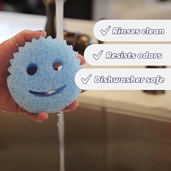 Scrub-Daddy-Colors-6-Pack-Vibrant-Colour-Scrub-Daddy-Soft-in-Warm-Water-Firm-in-Cold-Water-for-Tough-Cleaning-Col-B099B2NY4P-5