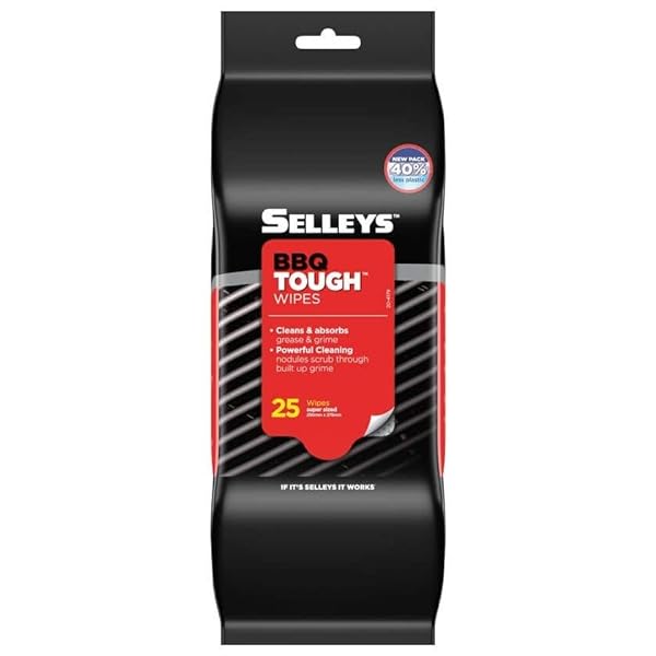 Selleys-BBQ-Tough-Wipes-25PK-Barbeque-cleaner-claening-cooking-grease-and-grime-B0CV7W9RX5