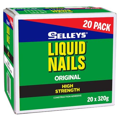 Selleys-Liquid-Nails-Original-High-Strength-Construction-Adhesive-20-Pieces-Pack-Beige-B097P87Q8W