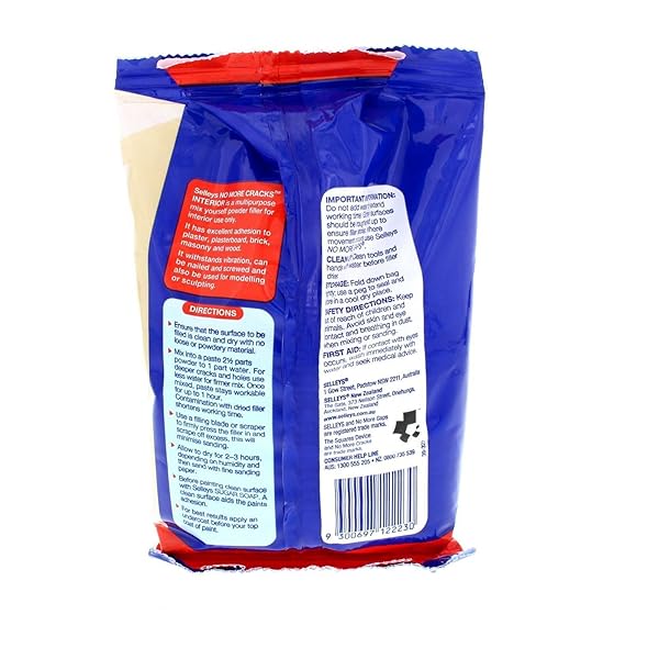 Selleys-No-More-Cracks-Interior-Powder-Filler-White-500g-Multipurpose-for-Plaster-Brick-Wood-B0784MSGPX-5