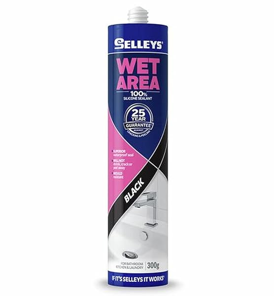 Selleys-Wet-Area-100237-Waterproof-Silicone-Sealant-Black-300-g-B0BBM5JLVT