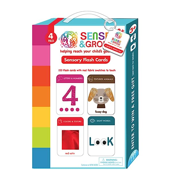 Sense-Grow-Sensory-Flash-Cards-Educational-Flash-Cards-Preschool-Learning-Cards-for-Ages-3-Years-B0C42SYXTX