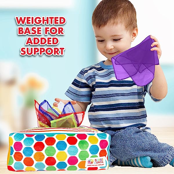 Sense-Grow-Tissue-Box-Multicolor-Tissue-Box-Toy-Colorful-Scarves-Crinkle-Tissues-for-Kids-Educational-Preschool-B09JT3JFDY-4
