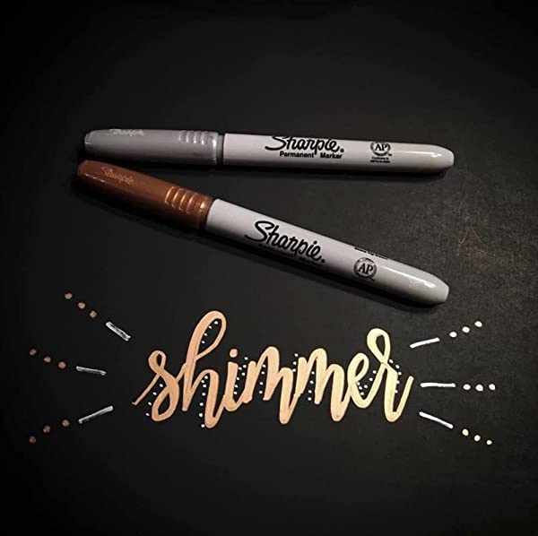 Sharpie-Metallic-Permanent-Markers-Fine-Point-Assorted-colours-6-Count-B07DPLQJVN-7