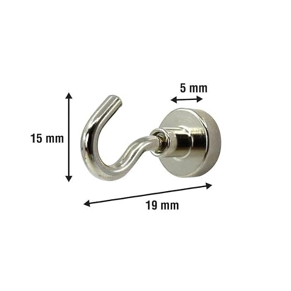 Silver-Magnetic-Hooks-10-Pack-Metal-Construction-19mm-x-15mm-x-5mm-for-Workshop-Office-Home-Christmas-Light-Hangi-B0G49SS75Z-2