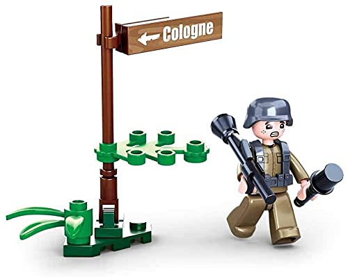 Sluban-WW2-M5-Light-Tank-Building-Blocks-Set-344-Piece-Set-B08GKJ16WC-4