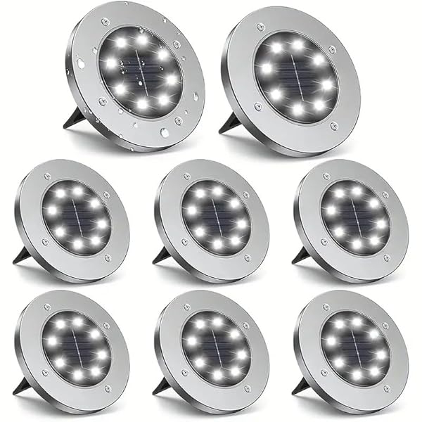 Solar-Disk-Lights-8-Pack-8-Bright-White-LEDs-for-Each-Light-Adjustable-Garden-Path-Lights-with-Stakes-6-Hours-Runti-B0F2GTXNRZ-2