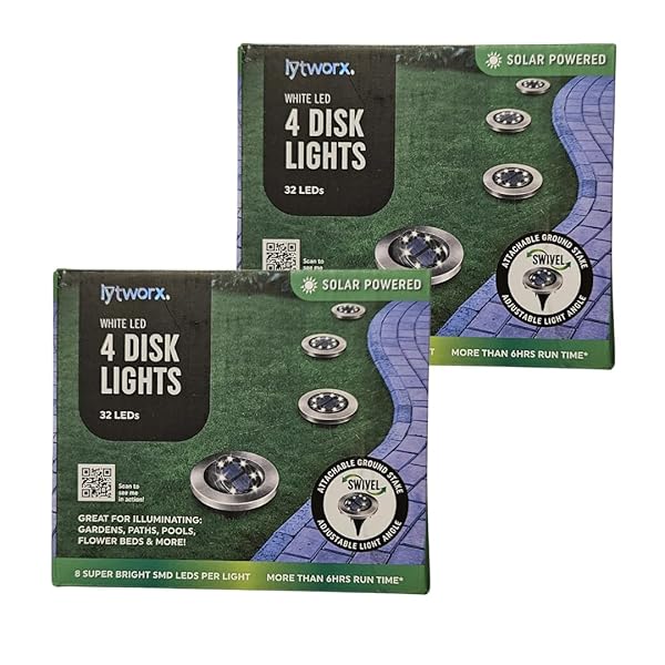 Solar-Disk-Lights-8-Pack-8-Bright-White-LEDs-for-Each-Light-Adjustable-Garden-Path-Lights-with-Stakes-6-Hours-Runti-B0F2GTXNRZ