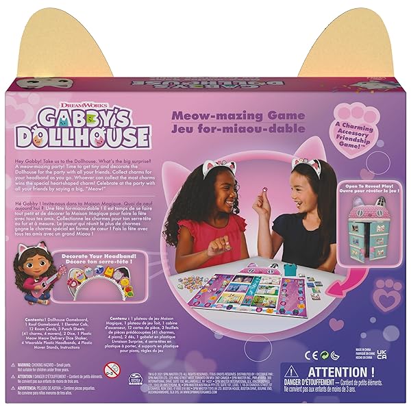 Spin-Master-Games-Gabbys-Dollhouse-Meow-Mazing-Board-Game-Based-on-The-DreamWorks-Netflix-Show-with-4-Kitty-Headband-B09NF78XBZ-7