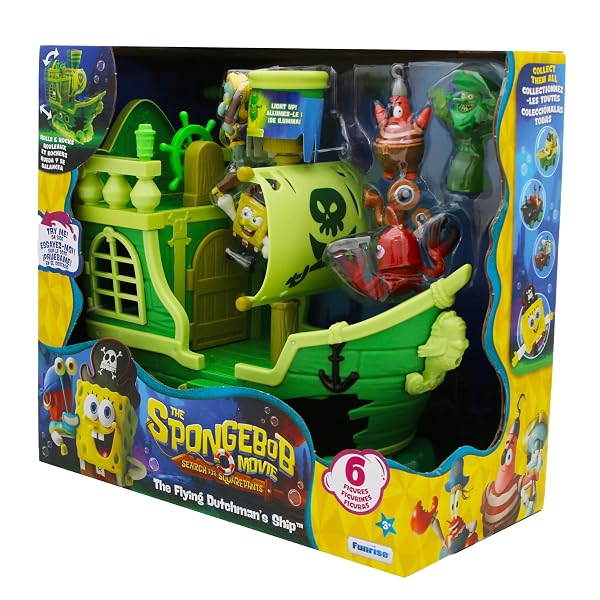 Spongebob-Squarepants-Movie-The-Search-for-Squarepants-The-Flying-Dutchmans-Ship-Playset-with-6-Exclusive-Figures-B0DTJJM23Y-2
