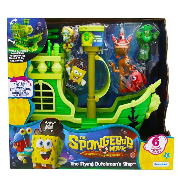 Spongebob-Squarepants-Movie-The-Search-for-Squarepants-The-Flying-Dutchmans-Ship-Playset-with-6-Exclusive-Figures-B0DTJJM23Y-6