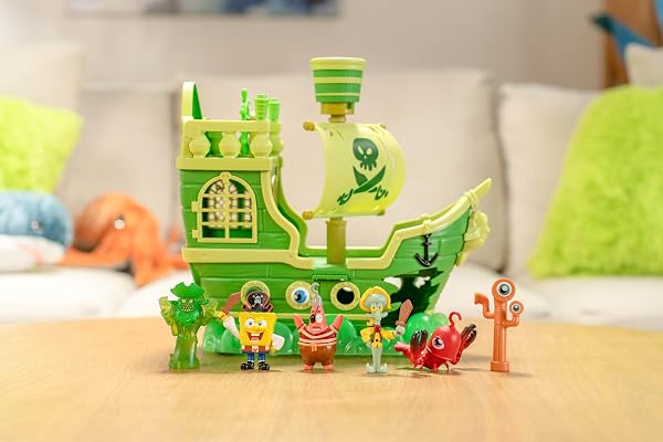 Spongebob-Squarepants-Movie-The-Search-for-Squarepants-The-Flying-Dutchmans-Ship-Playset-with-6-Exclusive-Figures-B0DTJJM23Y-7