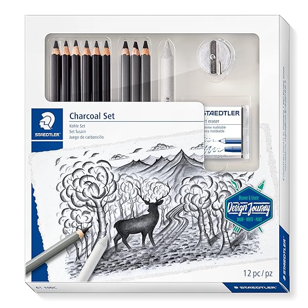Staedtler-Design-Journey-Charcoal-Set-B084TJMBNS