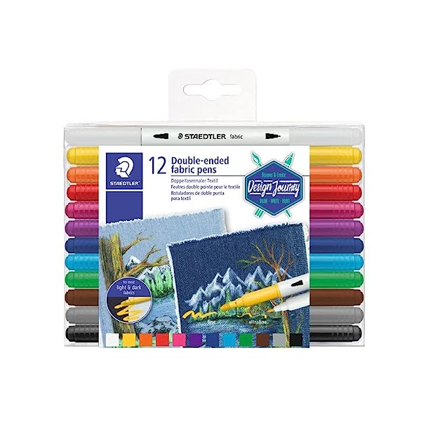 Staedtler-Double-Ended-Fabric-Markers-12-Pieces-Assorted-B07Q5C3MXS-2