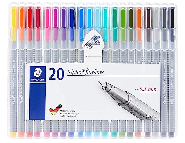 Staedtler-Triplus-Pen-Fineliner-Pack-of-20-B00016XNT8