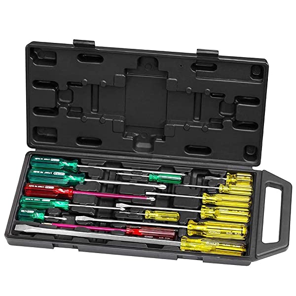 Stanley-Acetate-Handle-Industrial-Screwdriver-14-Pieces-Set-B077P6NJY5