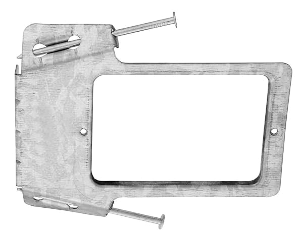 Stud-Mount-Bracket-Galvanised-Steel-Single-Pack-with-74mm-Preloaded-Nails-for-Switches-and-Power-Points-B0H41T8WGG-2