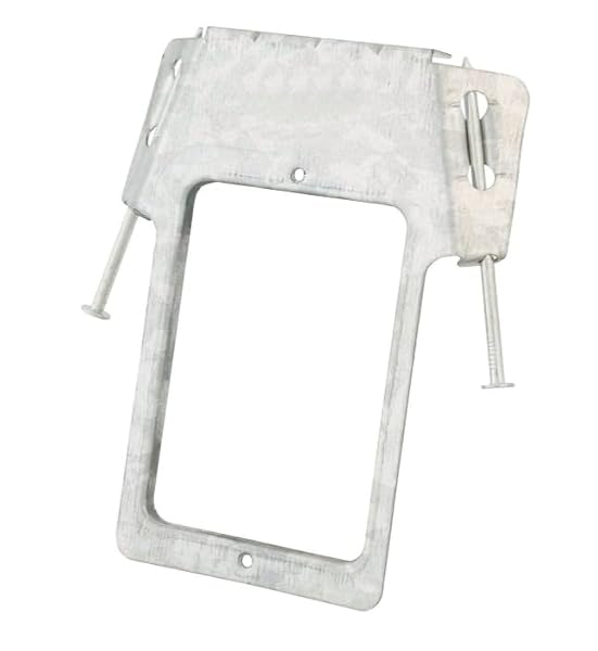 Stud-Mount-Bracket-Galvanised-Steel-Single-Pack-with-74mm-Preloaded-Nails-for-Switches-and-Power-Points-B0H41T8WGG