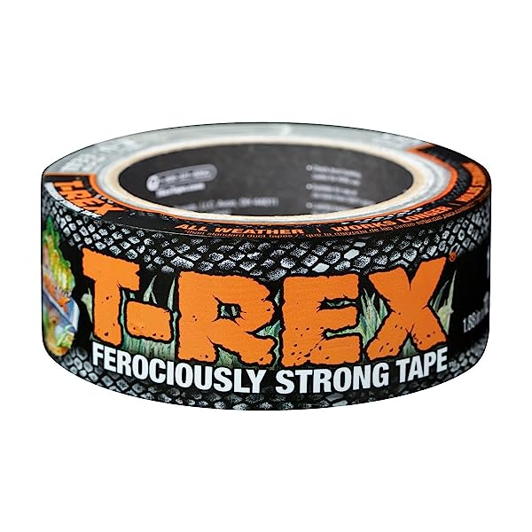 T-Rex-Tape-Ferociously-Strong-Duct-Tape-48-mm-x-11-Meter-Dark-Gunmetal-Gray-Single-Roll-B012APXT96