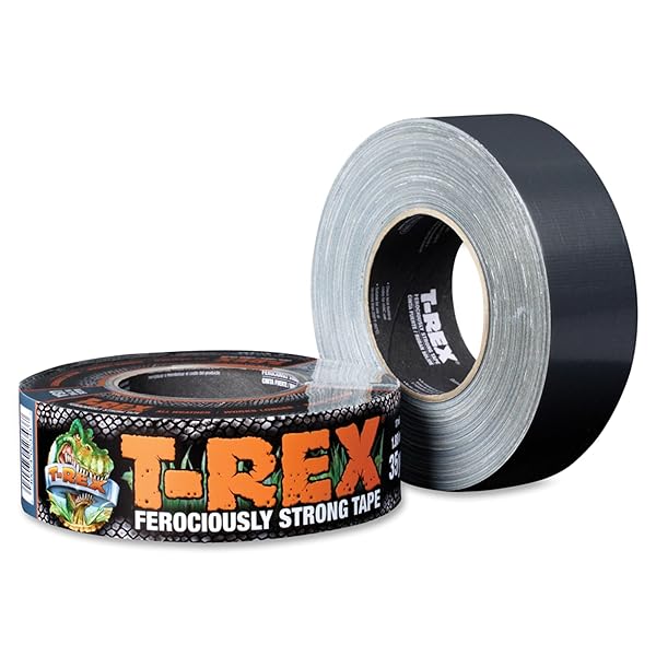 T-Rex-Tape-Ferociously-Strong-Duct-Tape-48-mm-x-32-Meter-Dark-Gunmetal-Gray-Single-Roll-B012APXVBM-2