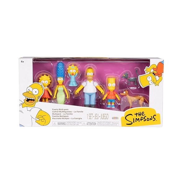 The-Simpsons-Action-Figures-Family-Multi-Pack-25-Scale-Figures-Includes-Homer-Marge-Bart-Lisa-Maggie-Santas-B0CQMHK33C-3