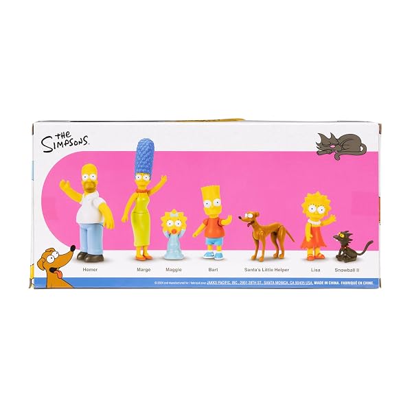 The-Simpsons-Action-Figures-Family-Multi-Pack-25-Scale-Figures-Includes-Homer-Marge-Bart-Lisa-Maggie-Santas-B0CQMHK33C-4