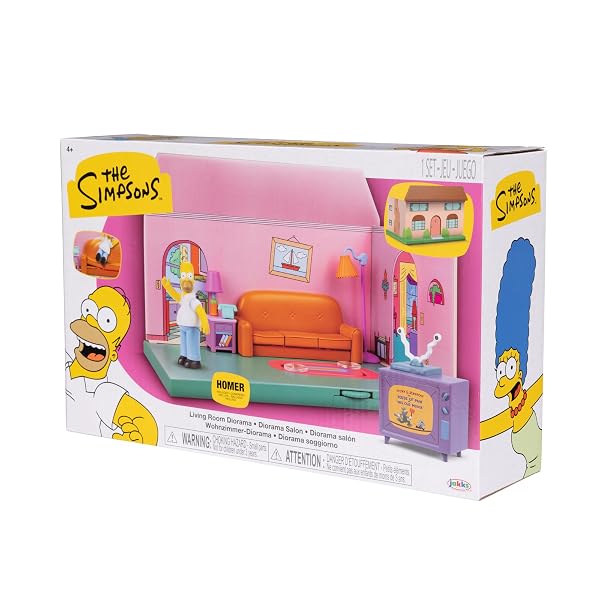 The-Simpsons-Living-Room-Diorama-House-Playset-25-Inch-Scale-Homer-Action-Figure-and-Accessories-B0CQMHRFPX-5
